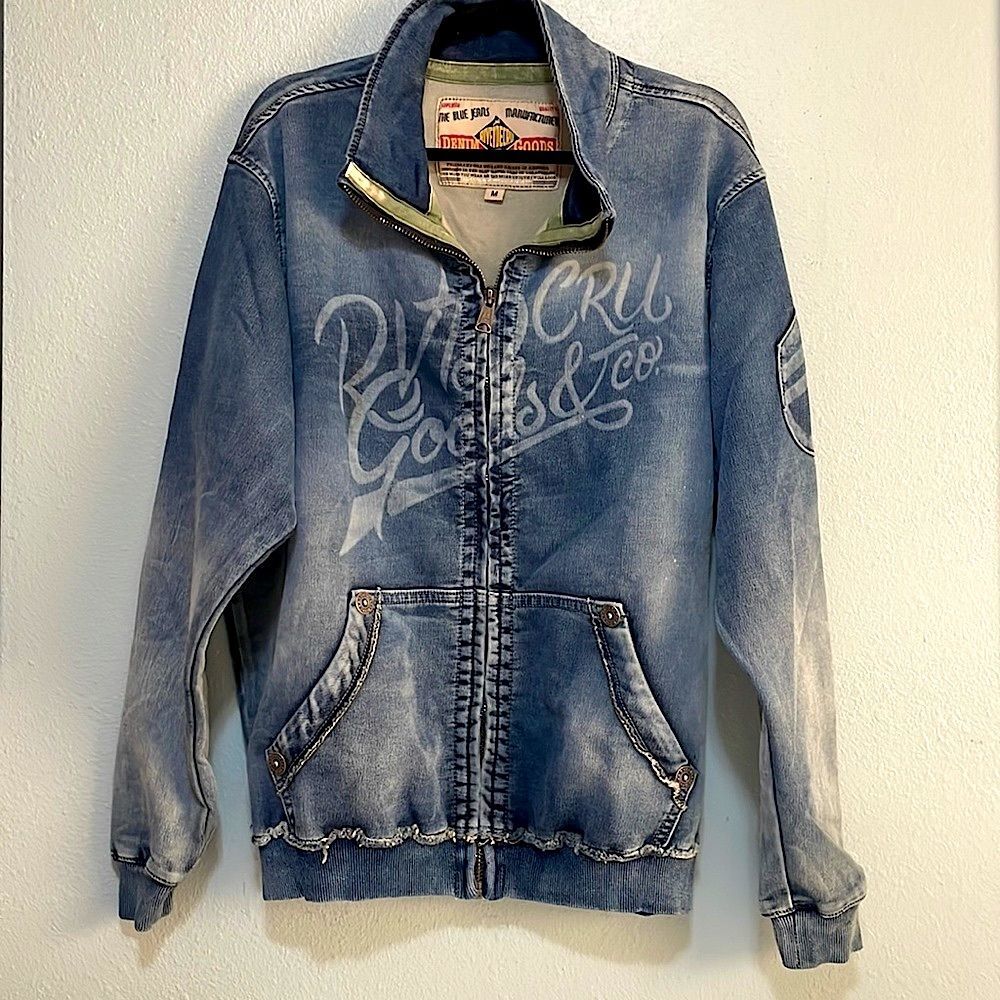 Rivet de Cru distressed vintage denim jacket